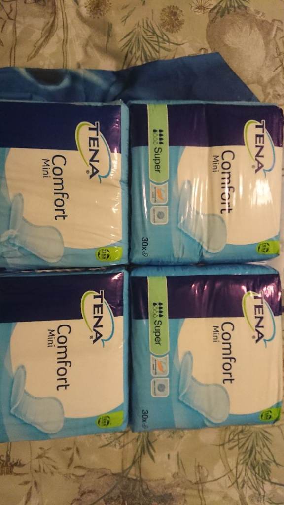 Tena pads 