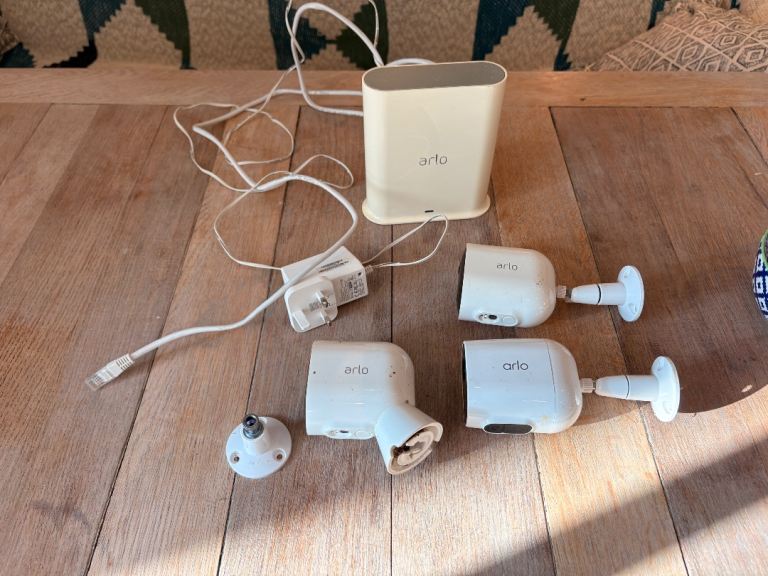 Arlo Security Cameras and Base Unit