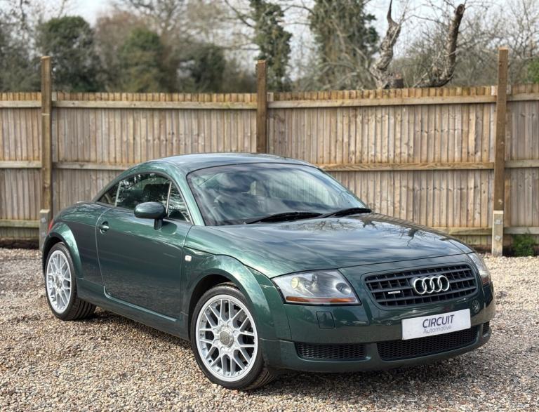 2003 Audi TT 1.8T Quattro 225BHP BAM Metallic Green Coupe Low Mileage MK1 ULEZ