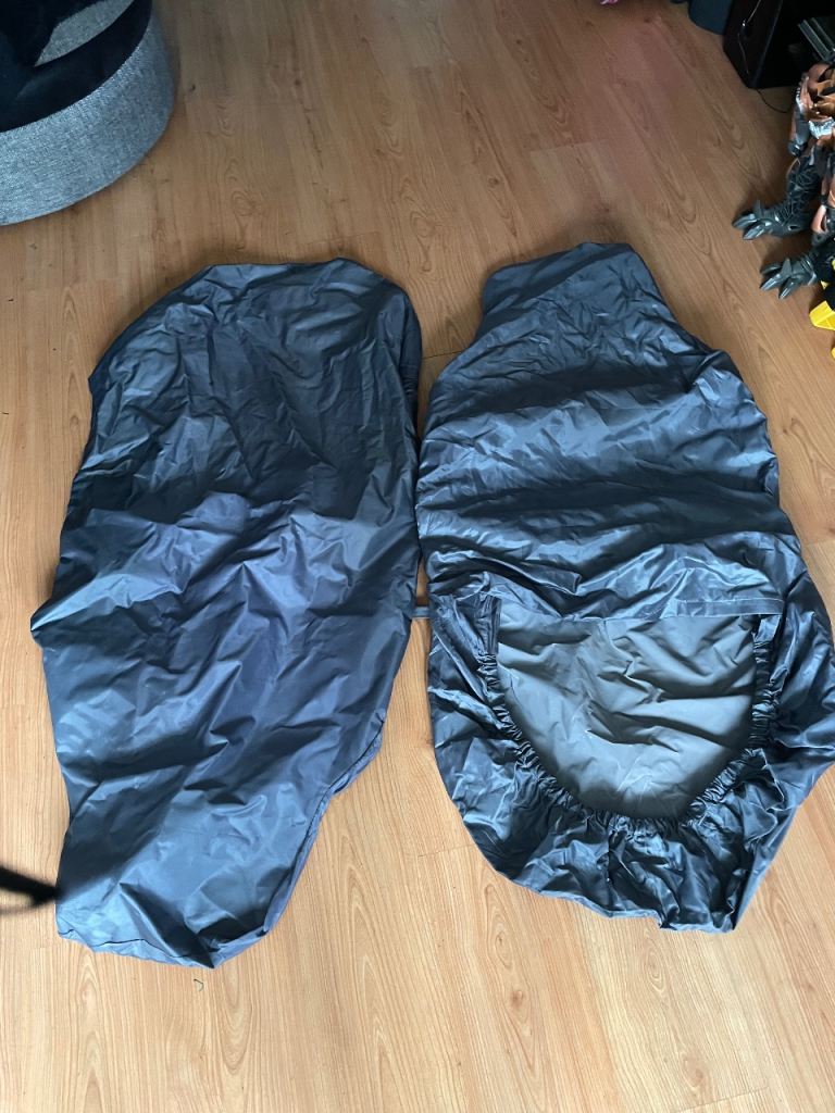 Pair of Grey Car Seat Covers - Good Condition