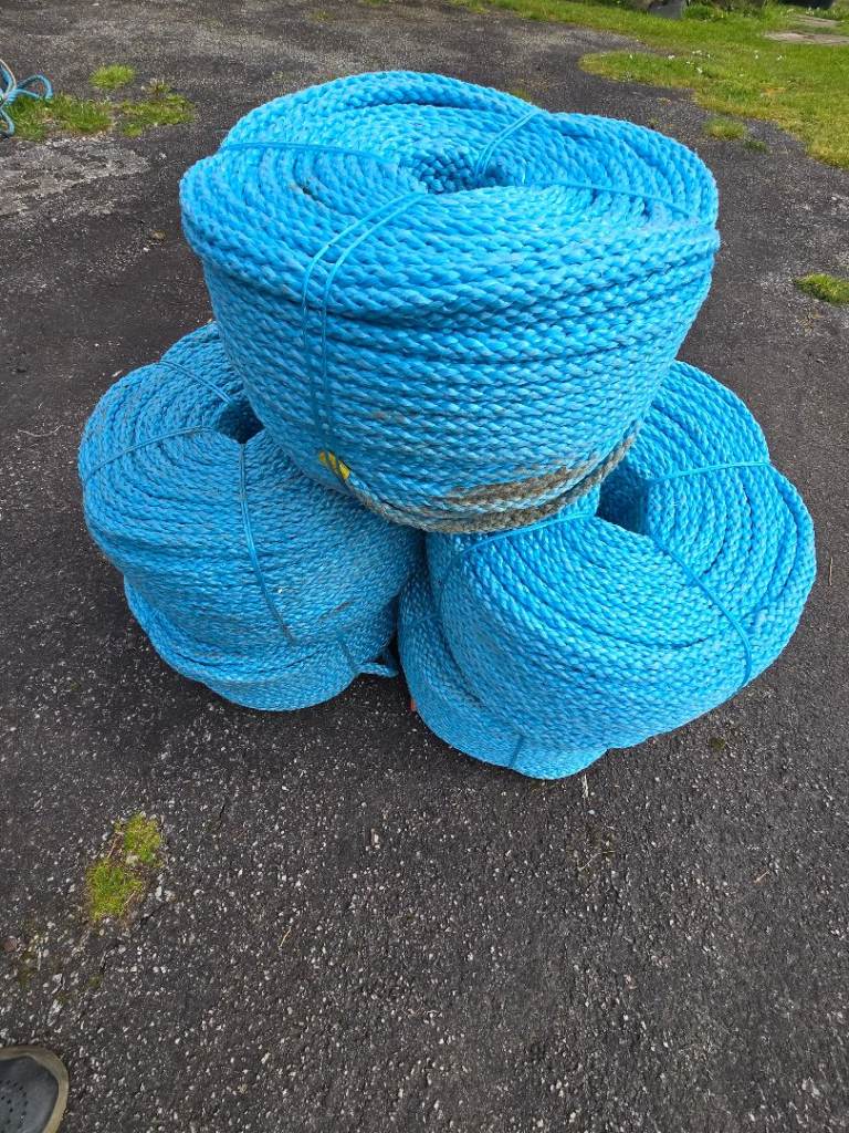Job Lot Assorted Polypropylene Ropes & Fishing Floats Boats, Marine, Tractor 