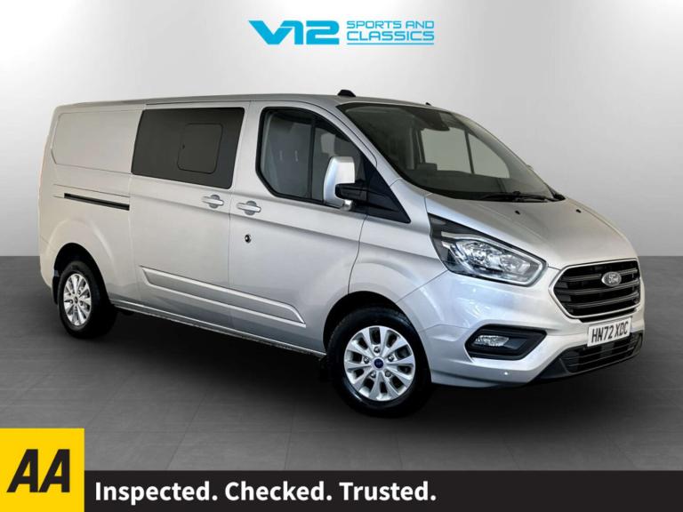 2022 Ford Transit Custom 2.0 320 EcoBlue Limited Crew Van Double Cab 5dr Diesel Auto L2 H1 Euro 6...