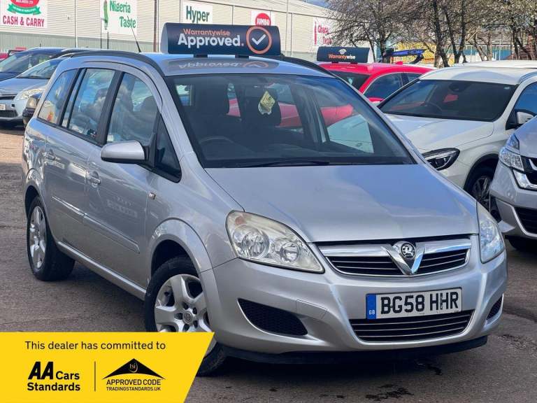 2009 Vauxhall Zafira Exclusive Mpv Petrol Manual