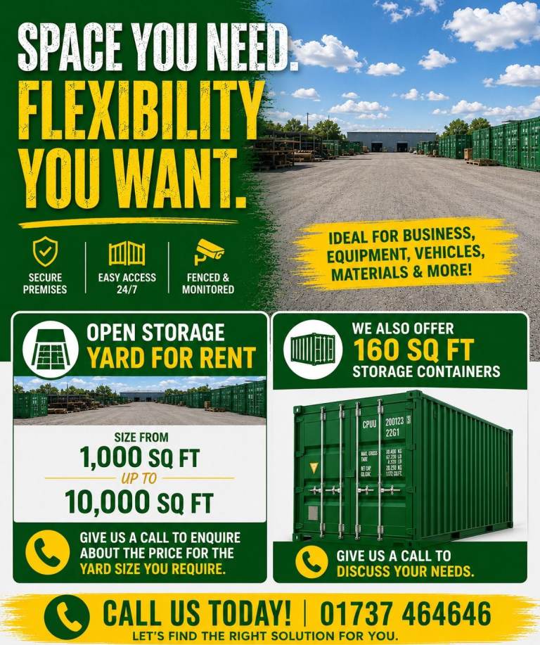 Open Storage Yard Farnham