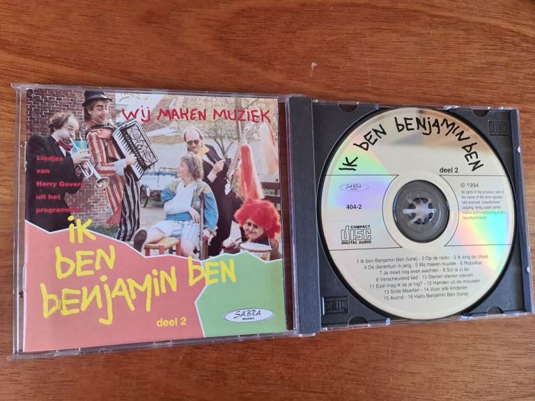 Ik ben Benjamin Ben 2 - Liedjes van de gelijknamige TV-serie CD 1994