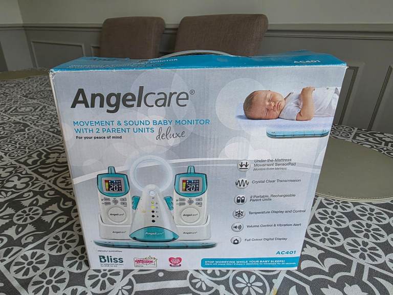 Angelcare AC401 Deluxe Movement & Sound Baby Monitor