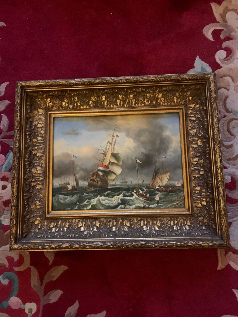 Framed Oil Painting