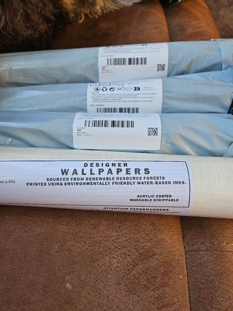 Designer Wallpapers - New Rolls, White Patterned