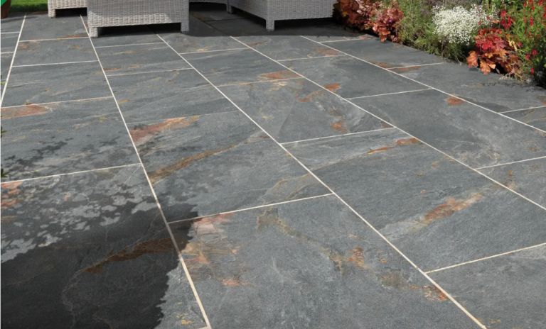15 x Pavestone Discovery Porcelain Paving - Rusty Slate - 1200mm x 600mm x 20mm (approx 10m²)