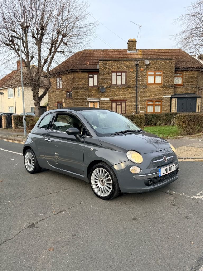 Fiat, 500, Convertible, 2011, Semi-Auto, 875 (cc), 3 doors