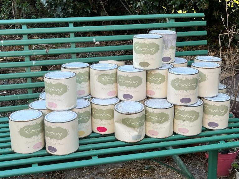 1L Tins of Everlong Chalk Paint - £5 each