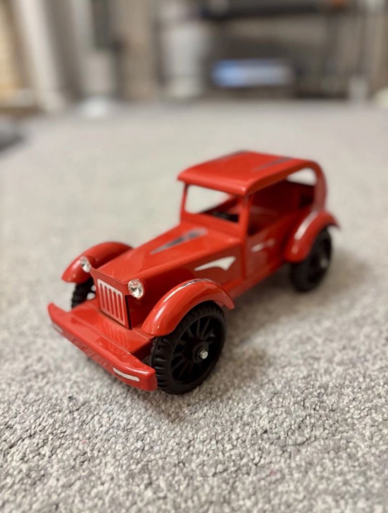 Vintage metal car  GP Made In India, Rare collectible 