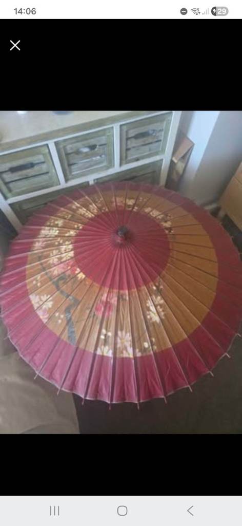 Vintage 1940s Japanese Umbrella