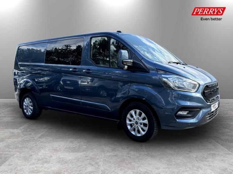 2022 Ford Transit Custom 2.0 EcoBlue 130ps Low Roof D/Cab Limited Van Crew Bus DIESEL Manual