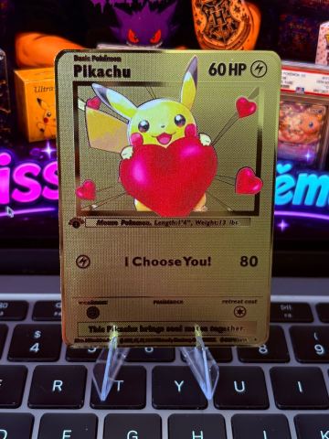 metal pikachu pokemon card Base Set Commemorate your favorite Pokemon with this Pikachu 2018 Pokemon Celebrations Metal Card #58 Card Pikachu [58/102 - ENG (Metal)]
