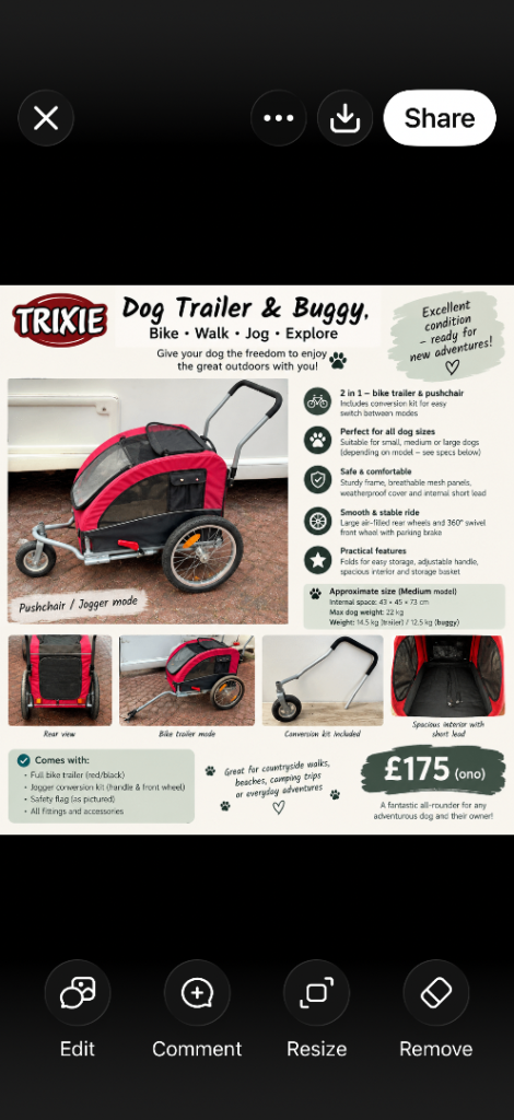 Trixie dog carrier