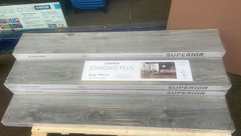 New LAMINATE FLOORING 7mm Thick Each pack can cover 2.39 msq / Laminate Flooring Wood Floor