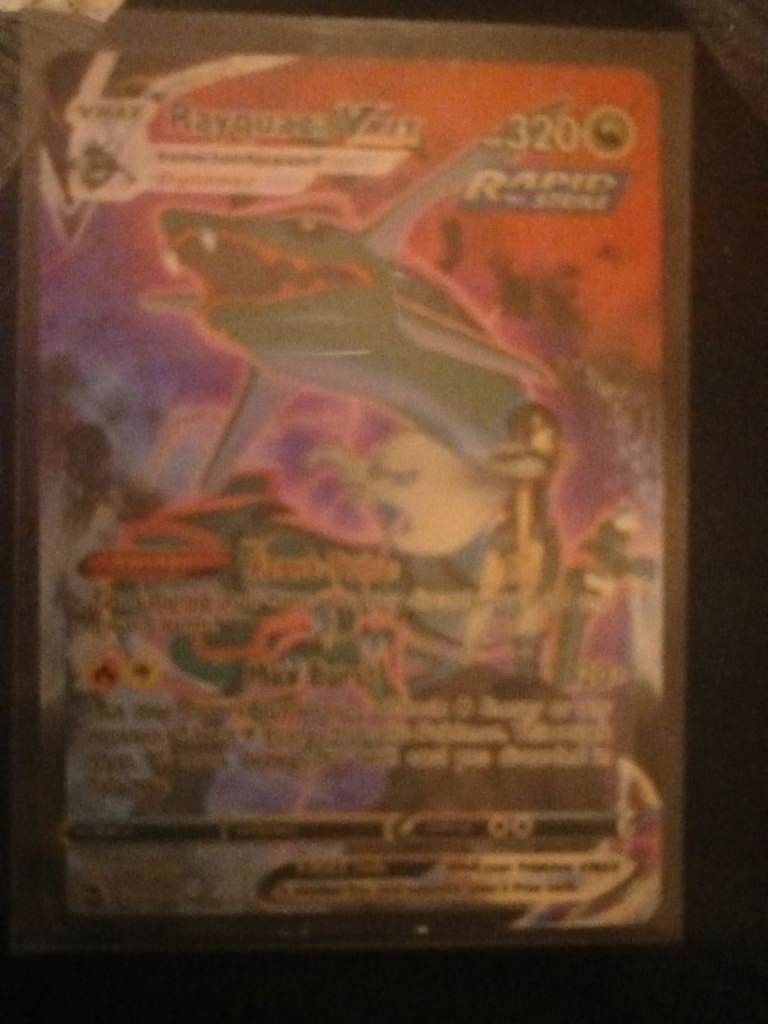 RAVQUAZA Pokemon Trading card ( MINT CONDITION)