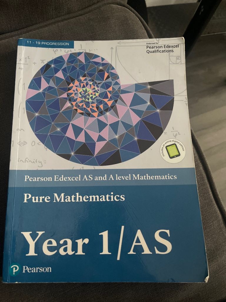 Pearson Edexcel Pure Mathematics Year 1/AS Textbook - Good Condition