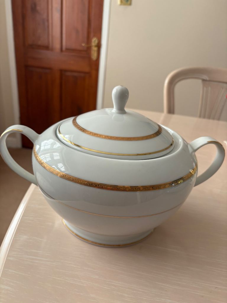 Vintage Waldenburg Porcelain Vegetable Tureen 