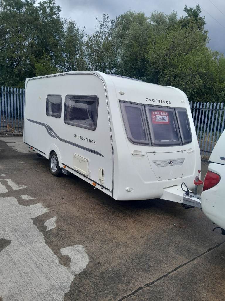 AUTOSLEEPER GROSVENOR 2 BERTH TOURING CARAVAN WITH MOTORMOVER FITTED 