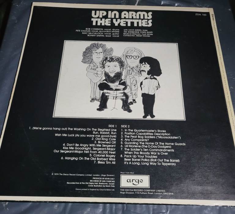 The Yetties Up In Arms Dorset Folk Group Vinyl Lp r2/15