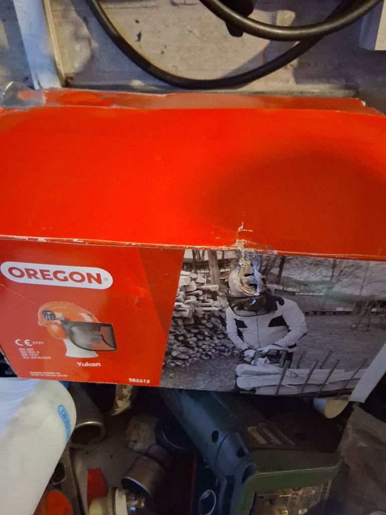 image for Oregon hard hat,ear defenders and face protection set brand new