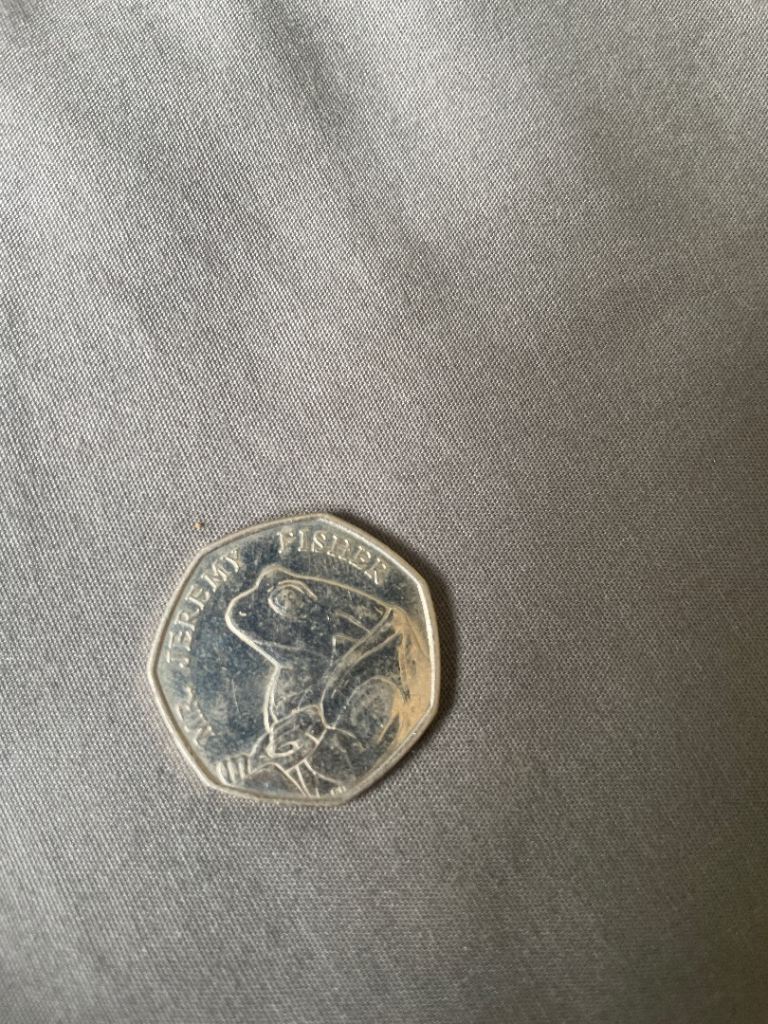 Beatrix Potter Jeremy Fisher 50p Coin – Collectible