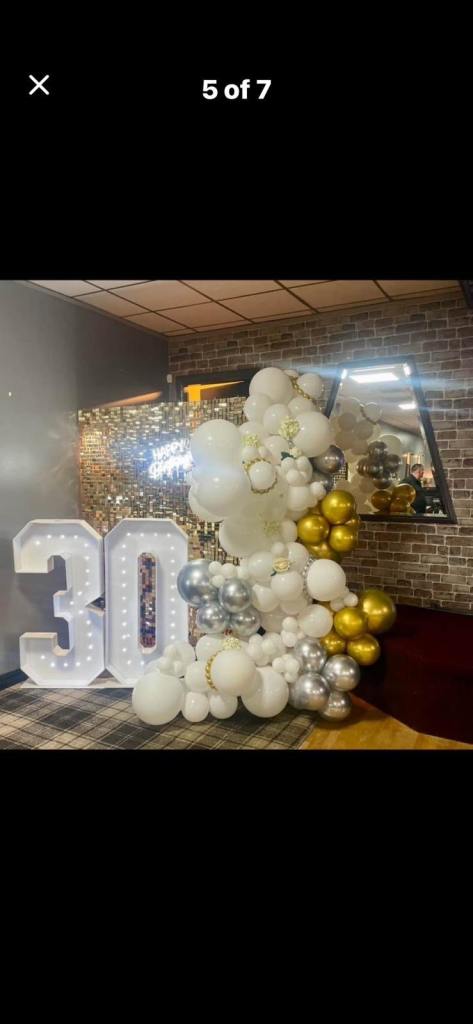 Light Up Numbers for Party Decor - Various Available
