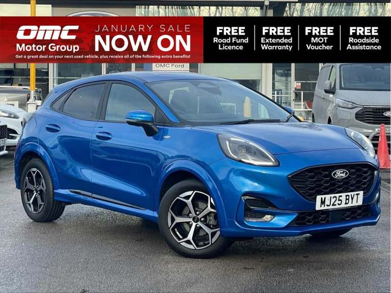 2025 Ford Puma 1.0 EcoBoost Hybrid mHEV ST-Line 5dr HATCHBACK Petrol/Electric Hybrid Manual