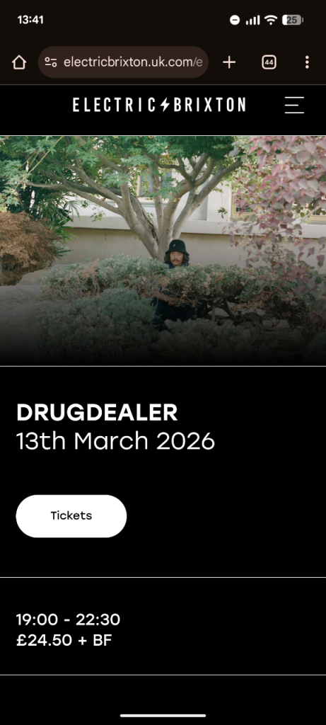 Drugdealer Friday 13 March 