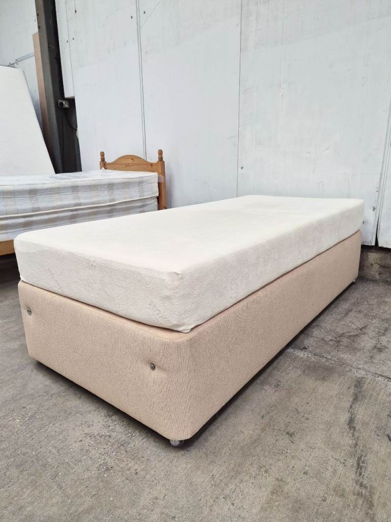 TEMPUR Single Bed Base Single Mattress 3ft Divan Base USED Furniture 