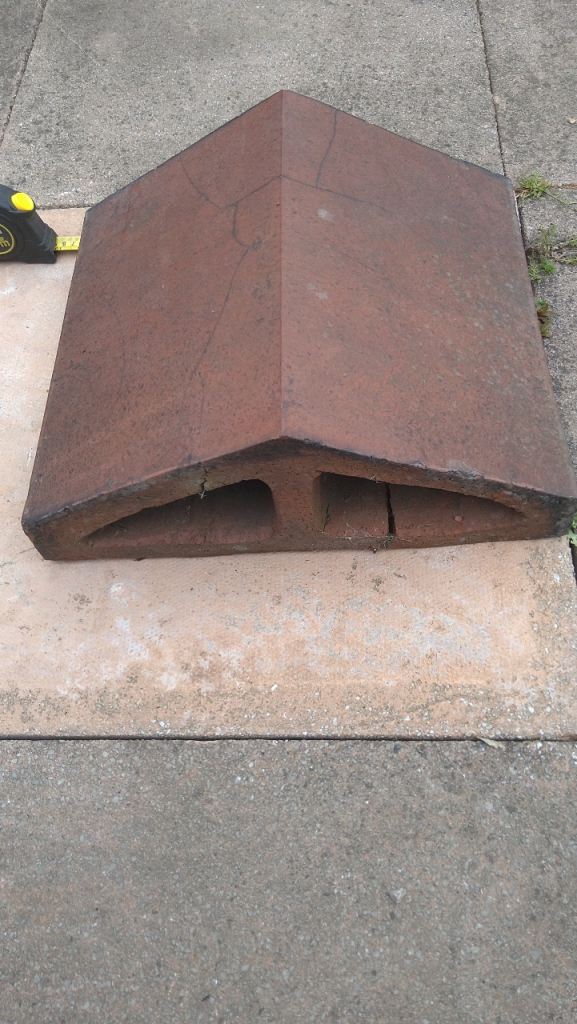 Victorian Terracotta Coping Stones 