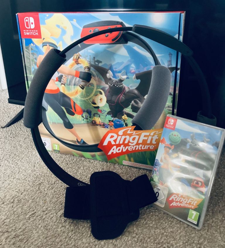 Nintendo Switch Ring Fit Adventure Game & Ring-Con Set
