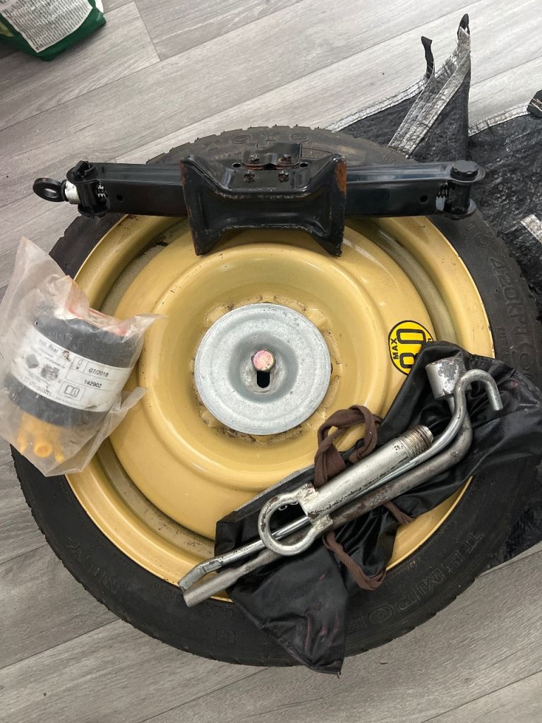 Mazda 2 spare wheel