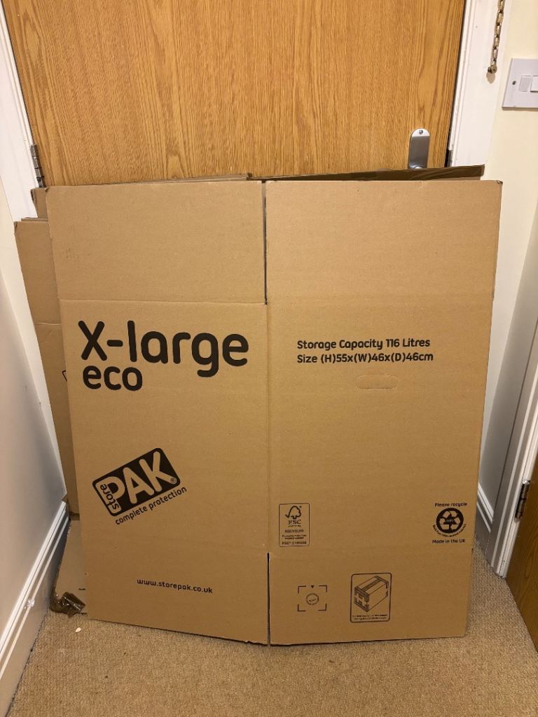 5x Extra Large Moving Boxes