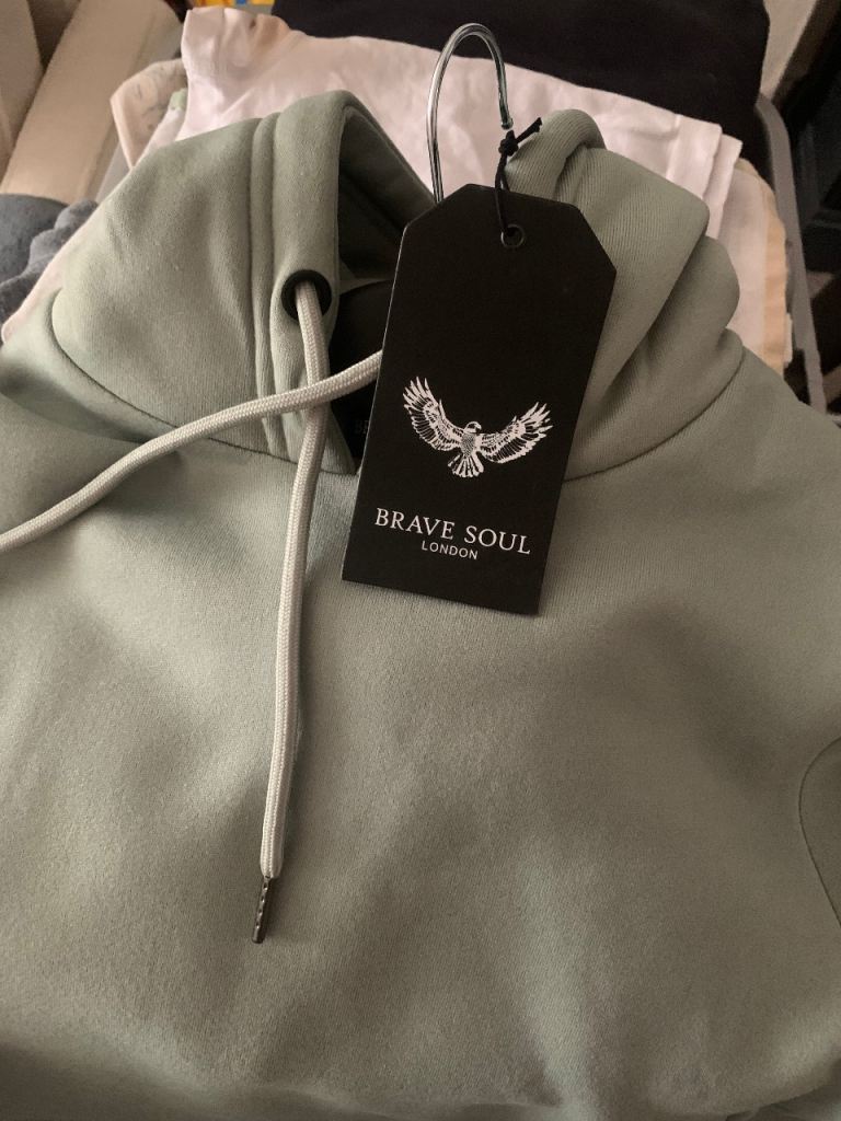 Brave Soul London Hoodie – Brand New with Tags