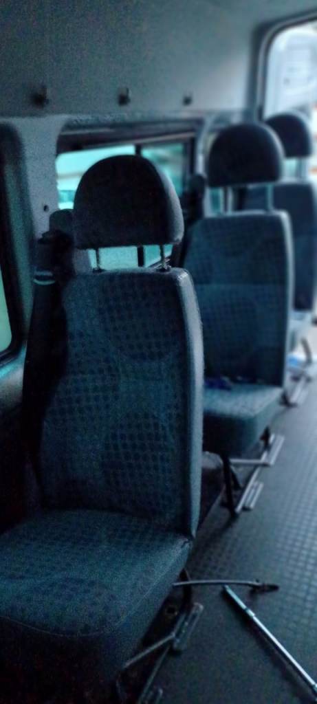 Minibus seats for ford transit mk7