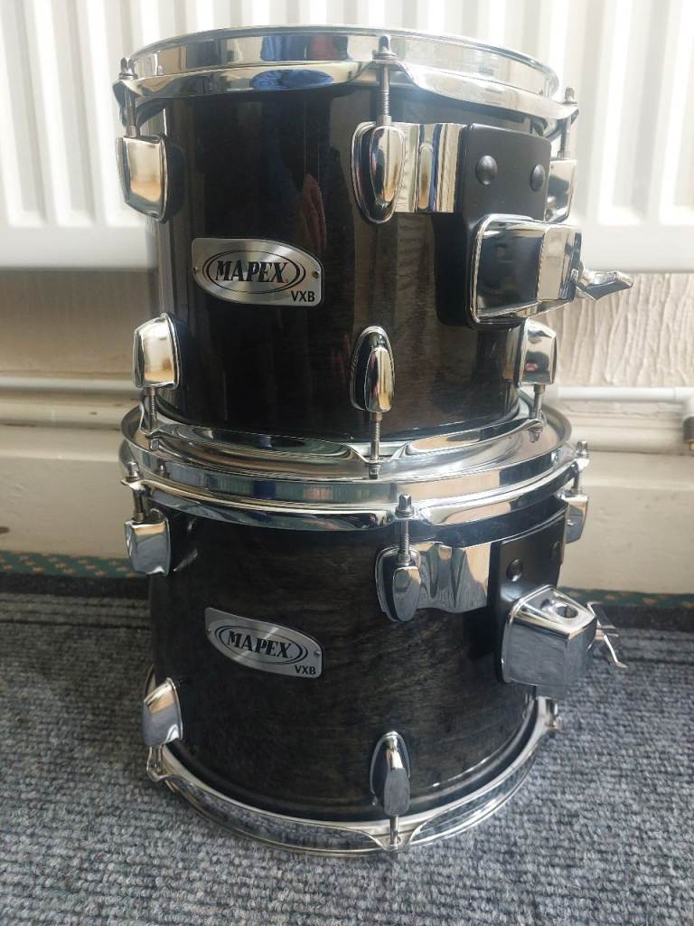 Mapex VXB 10" + 12" Toms and double tom holder