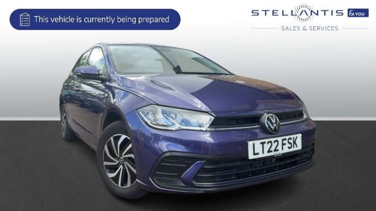 2022 Volkswagen Polo 1.0 TSI Life Hatchback 5dr Petrol Manual Euro 6 (s/s) (95 ps) Hatchback Petr...