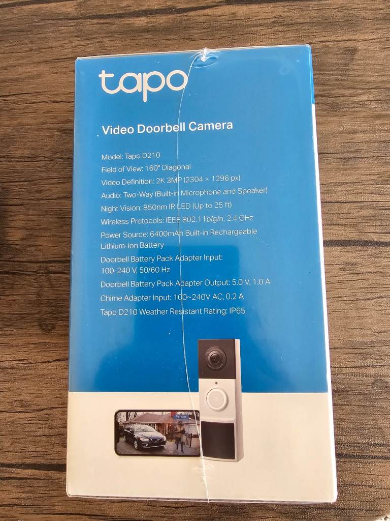 Tapo security door bell