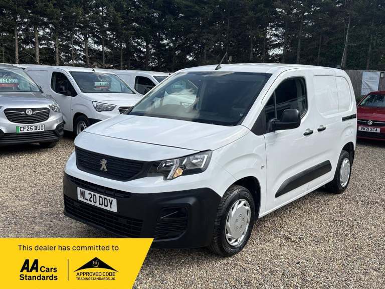 2020 Peugeot Partner 1.5 BlueHDi 650 S Standard Panel Van SWB Euro 6 (s/s) 5dr PANEL VAN Diesel M...