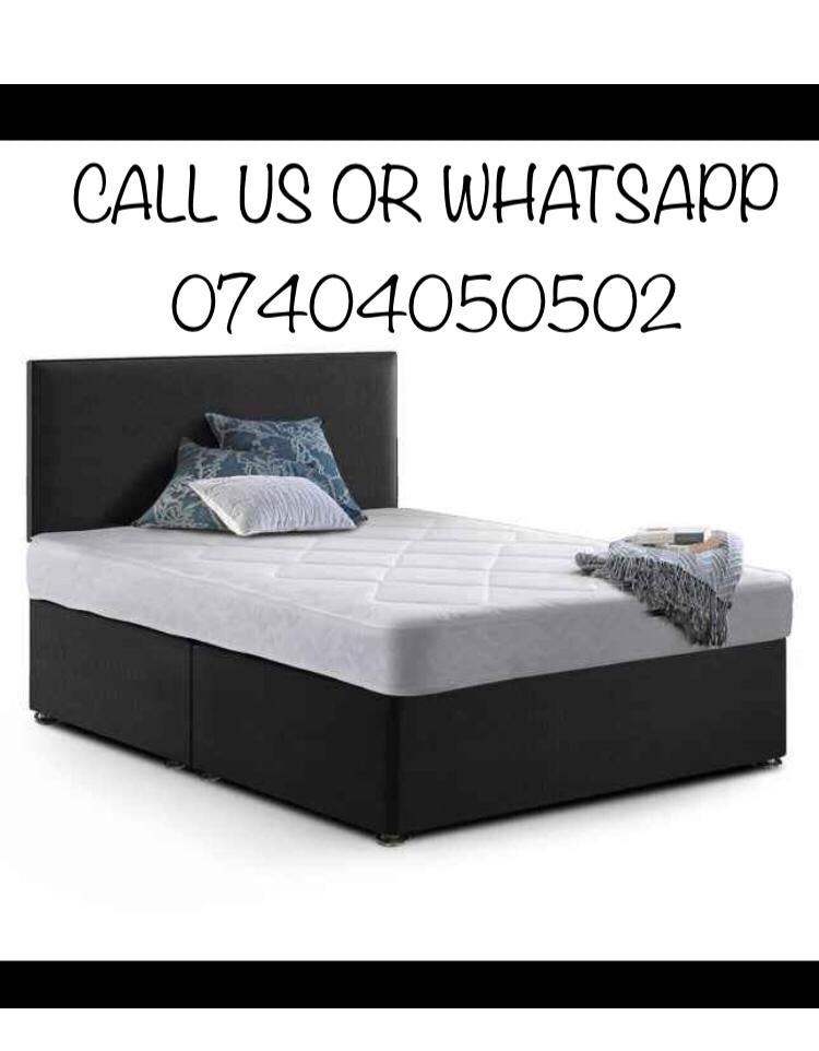 $$DOUBLE DIVAN BED AND MATTRESS