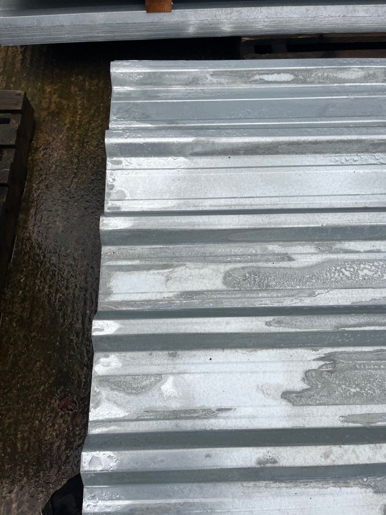 Galvanised roof sheets 