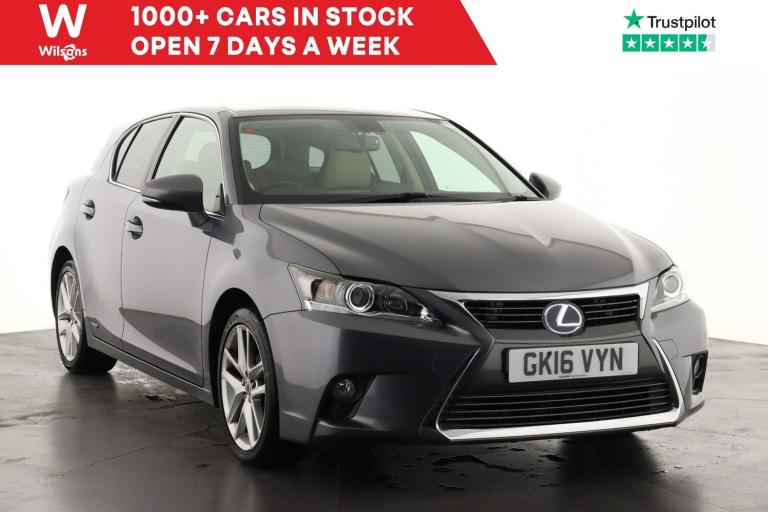 2016 Lexus CT 200h 1.8 Luxury 5dr CVT Auto HATCHBACK PETROL/ELECTRIC Automatic