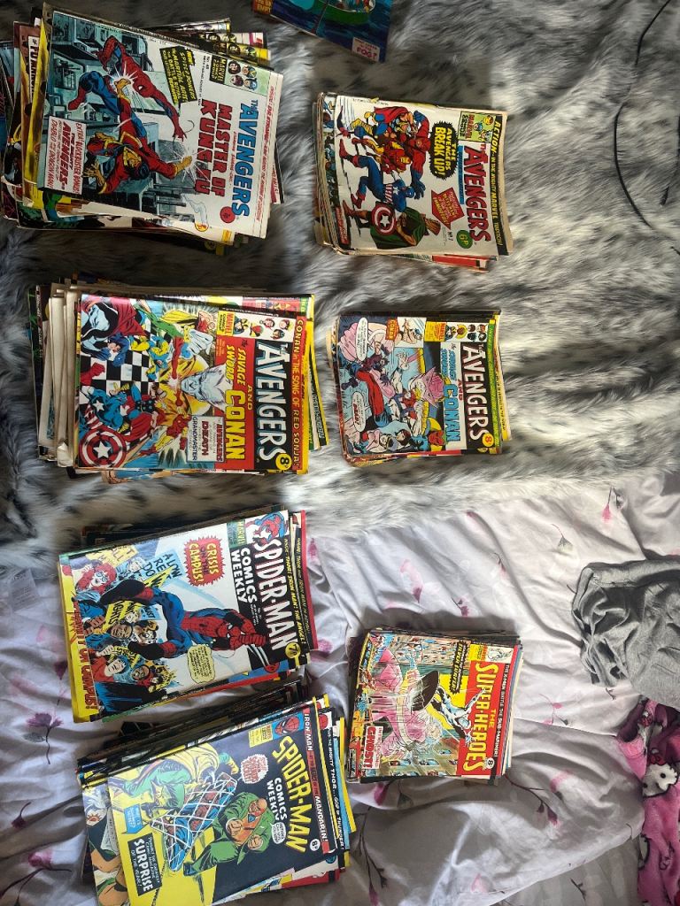 100+ job lot of vintage 1973-1975 marvel comics
