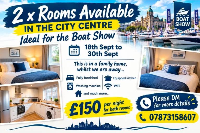 2 rooms to rent