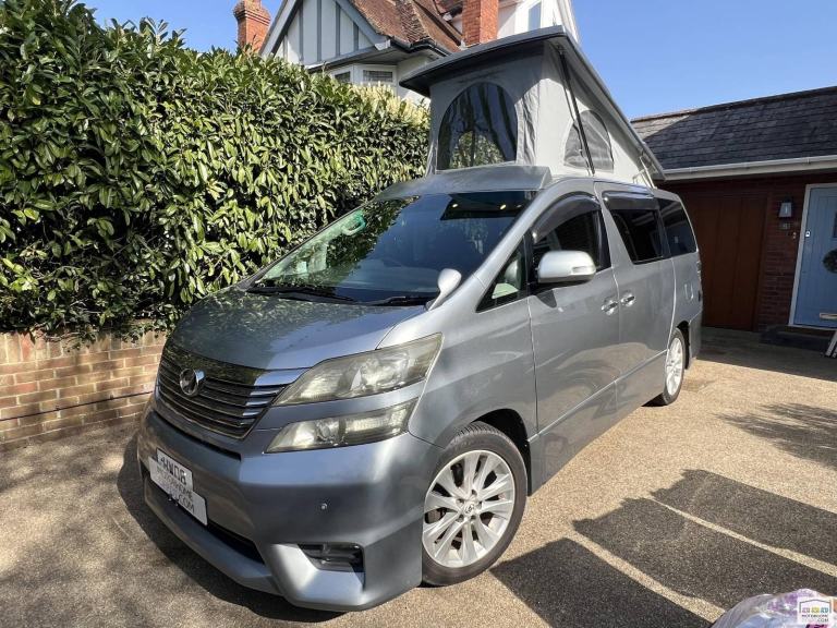 Toyota Vellfire 3.5 V6 Auto 4 Berth 5 Belt Pop Top Rock Bed 64k VGC