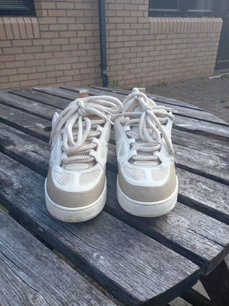 Louis Vuitton Trainers Size 12 – Beige, Good Condition