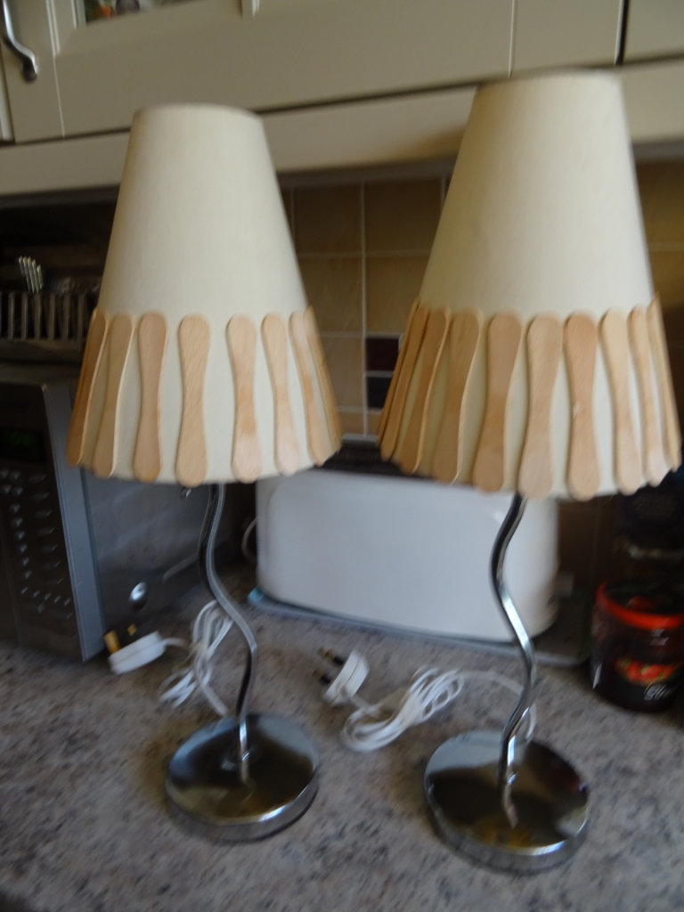 Pair of Lamps with Shades